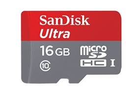 16GB Class 10 SanDisk microSDHC