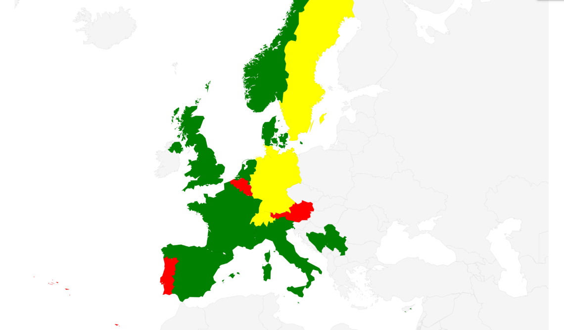 Wo sind Dashcams in Europa erlaubt?